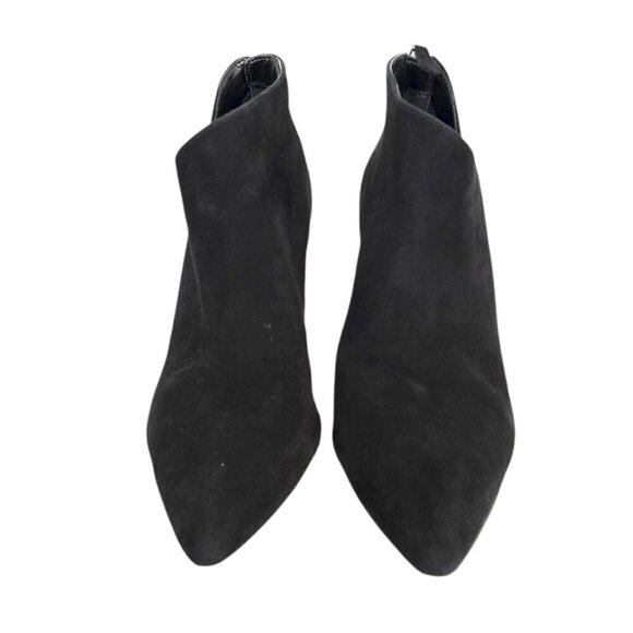 Enzo Angiolini Ruthley Black Suede Pointed Toe Stiletto Ankle Bootie Sz 9.5M - Picture 3 of 9